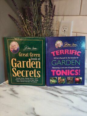 Jerry Baker Gardening Books – Set of 2 Garden Secrets and Terrific Garden Tonics